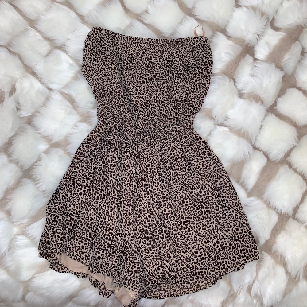 cheetah romper